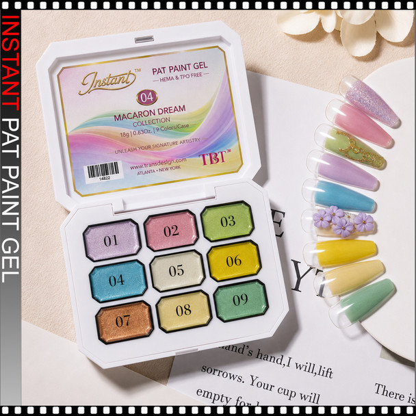 INSTANT PAT PAINT Macaron Dream Collection 9/Case