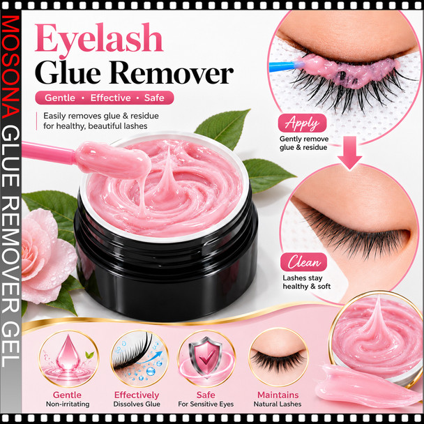 Professional Eyelash Extension Glue Remover 5g , Pink