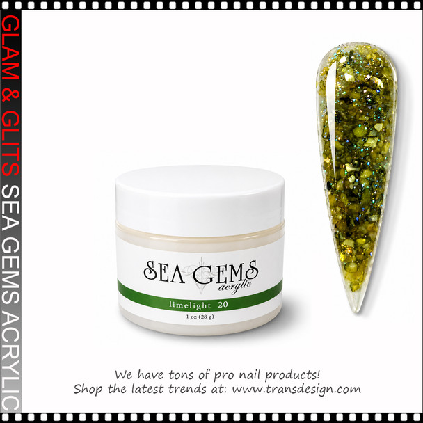 GLAM & GLITS - Sea Gems Acrylic Limelight 1oz #20 *