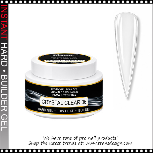INSTANT HARD BUILDER GEL Crystal Clear  1.34oz.