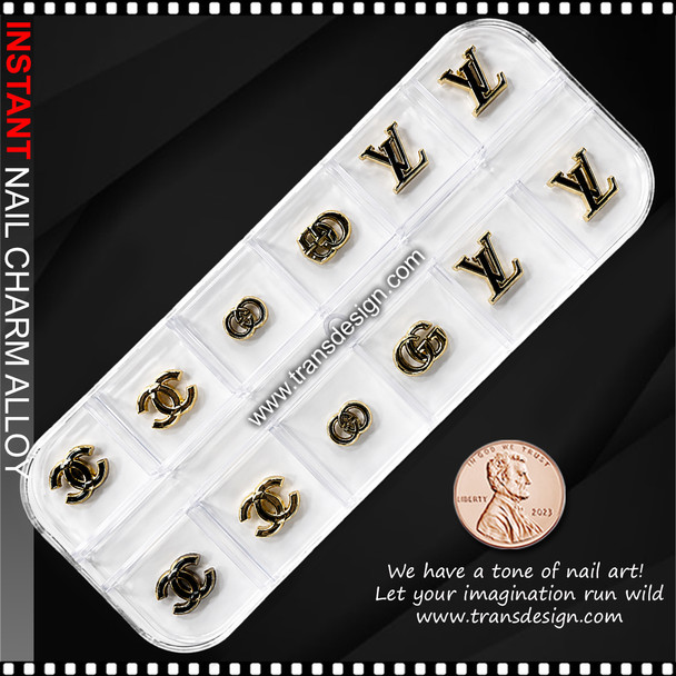 NAIL CHARM ALLOY  Brands Name Assorted 12/Case