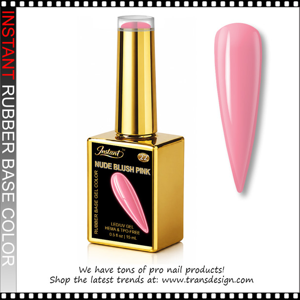 INSTANT Rubber Base Gel #23 Baby Pink 0.5oz.