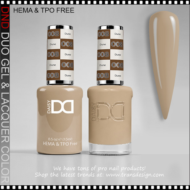DND Gel Polish Duo HEMA & TPO-Free - #008 Dune