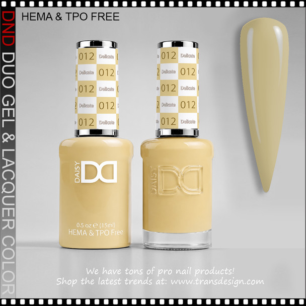 DND Gel Polish Duo HEMA & TPO-Free - #012 Delicate
