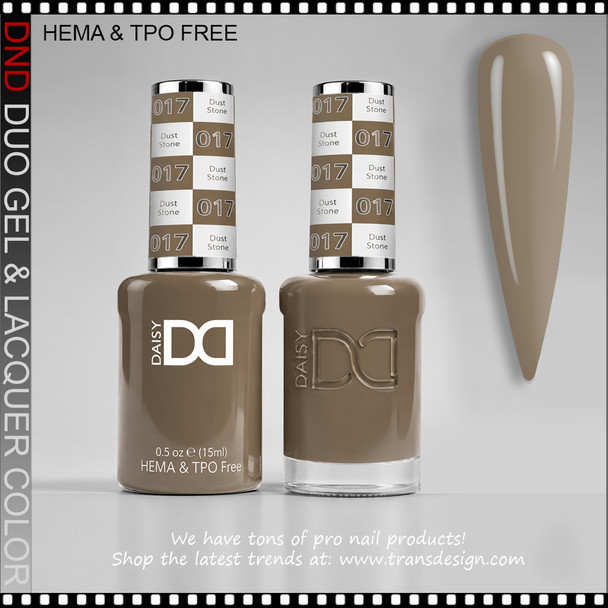DND Gel Polish Duo HEMA & TPO-Free - #017 Dust Stone