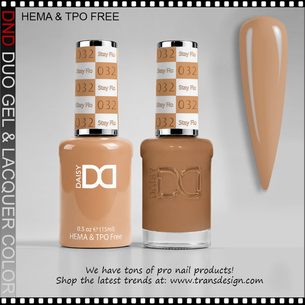 DND Gel Polish Duo HEMA & TPO-Free - #032 Stay Flo
