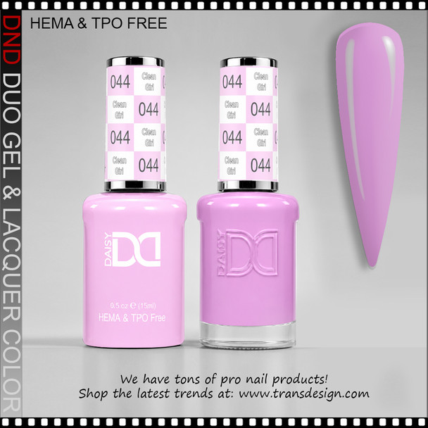 DND Gel Polish Duo HEMA & TPO-Free - #044 Clean Girl