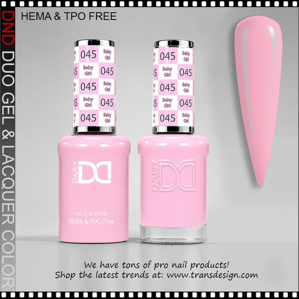 DND Gel Polish Duo HEMA & TPO-Free - #045 Baby Girl