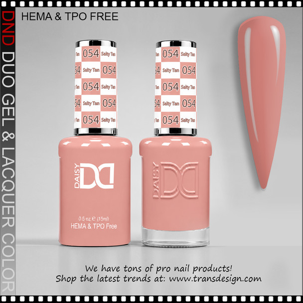 DND Gel Polish Duo HEMA & TPO-Free - #054 Salty Tan