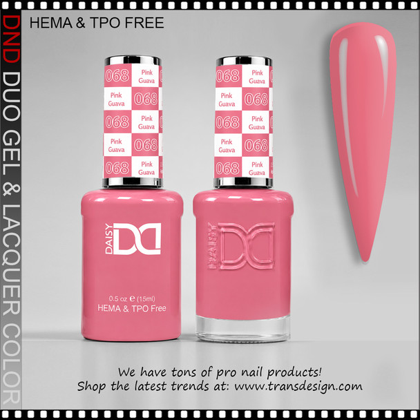 DND Gel Polish Duo HEMA & TPO-Free - #068 Pink Guava