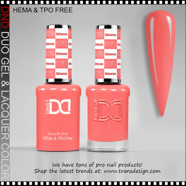 DND Gel Polish Duo HEMA & TPO-Free - #070 Bahamas