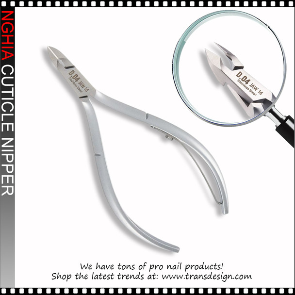 NGHIA Cuticle Nipper Stainless Steel  Full Jaw #D04-14
