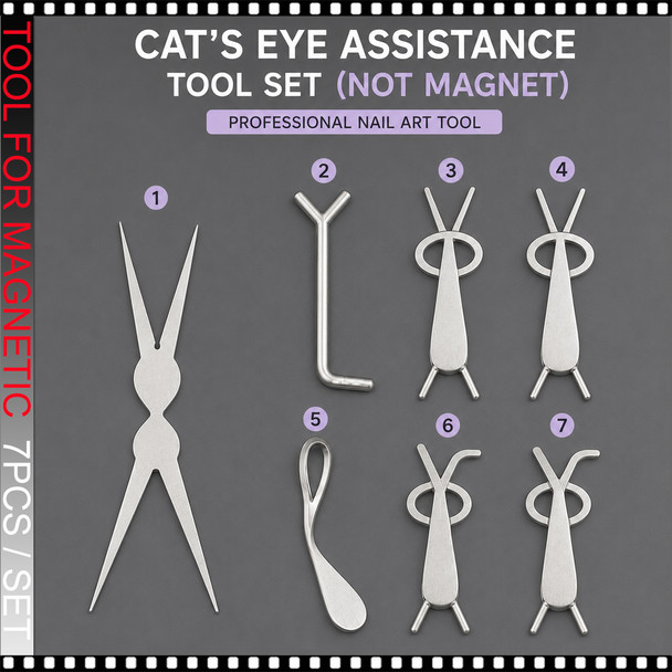 INSTANT TOOL FOR MAGNETIC Cat Eye 7 Pcs/Set