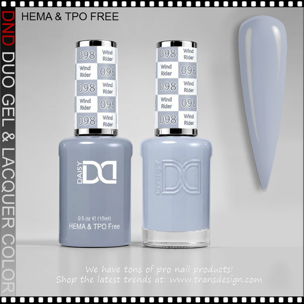 DND Gel Polish Duo HEMA & TPO-Free - #098 Wind Rider