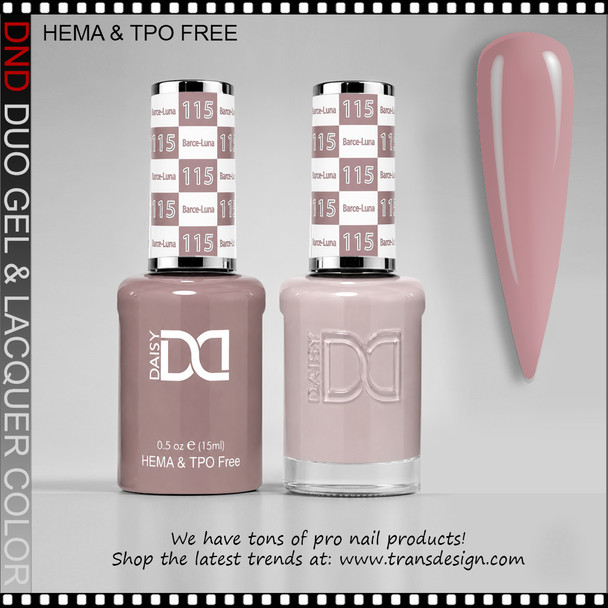 DND Gel Polish Duo HEMA & TPO-Free - #115 Barce Luna