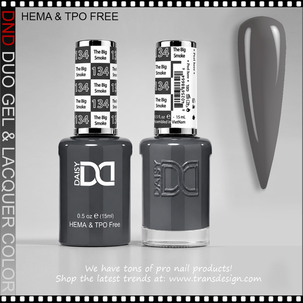 DND Gel Polish Duo HEMA & TPO-Free - #134 The Big Smoke