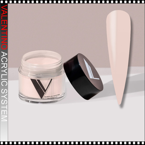 V BEAUTY PURE VALENTINO Acrylic Powder Raspberry Cream Cheese 3.5oz.