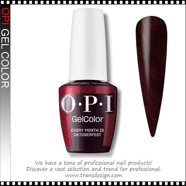 OPI GELCOLOR Every Month Is Oktoberfest #GCF040