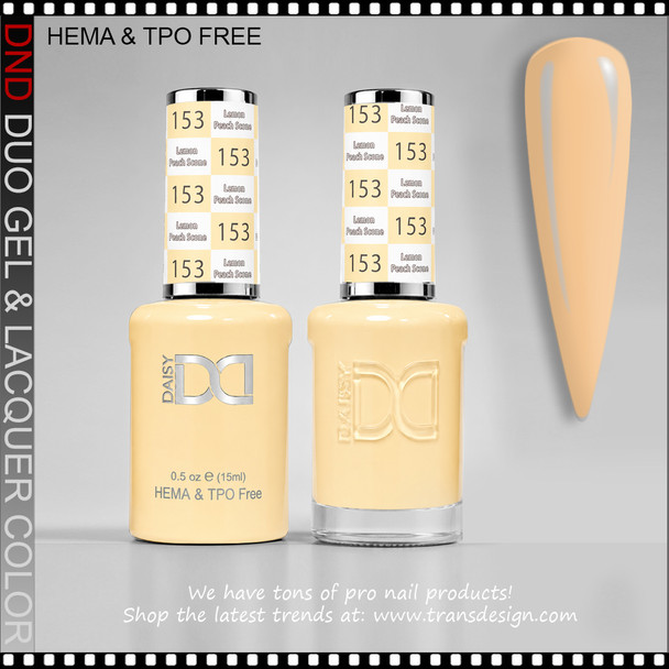 DND Gel Polish Duo HEMA & TPO-Free - #153 Lemon Peach Scone