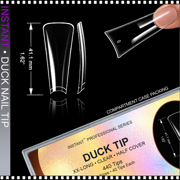 INSTANT TIP Duck, XX-Long, Half Cover, Clear 440/Case