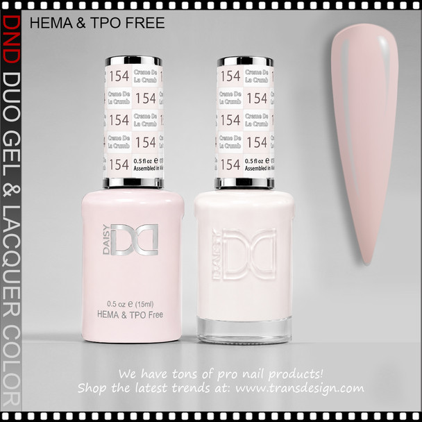 DND Gel Polish Duo HEMA & TPO-Free - #154 Creme De La Crumb