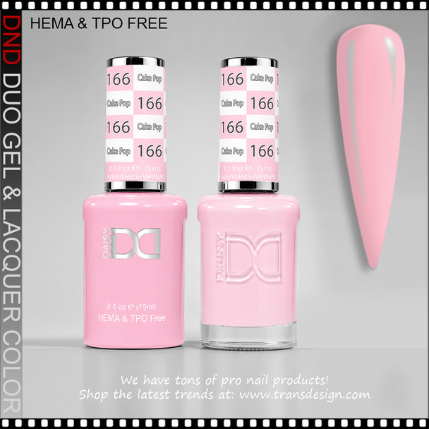 DND Gel Polish Duo HEMA & TPO-Free - #166 Cake Pop