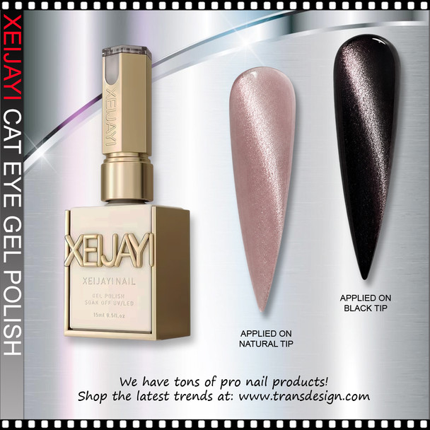 XEIJAYI Gel Polish Cat Eye Bubble Sweet Summer #186