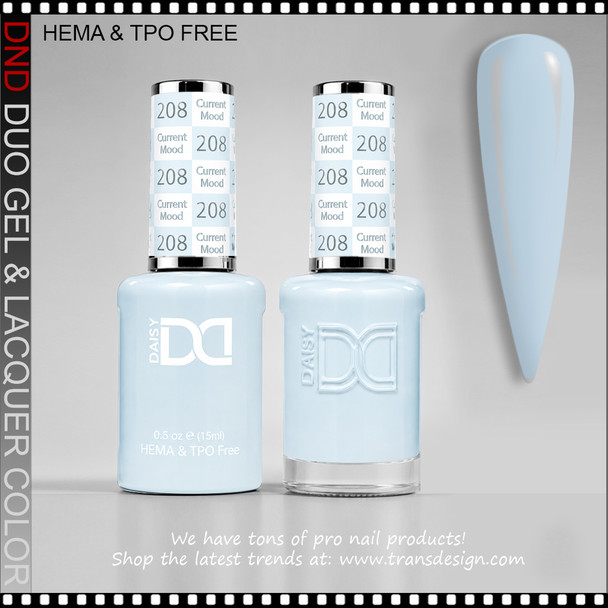 DND Gel Polish Duo HEMA & TPO-Free - #208 Current Mood