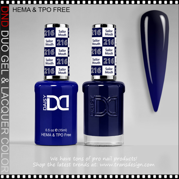 DND Gel Polish Duo HEMA & TPO-Free - #216 Sailon Mouth