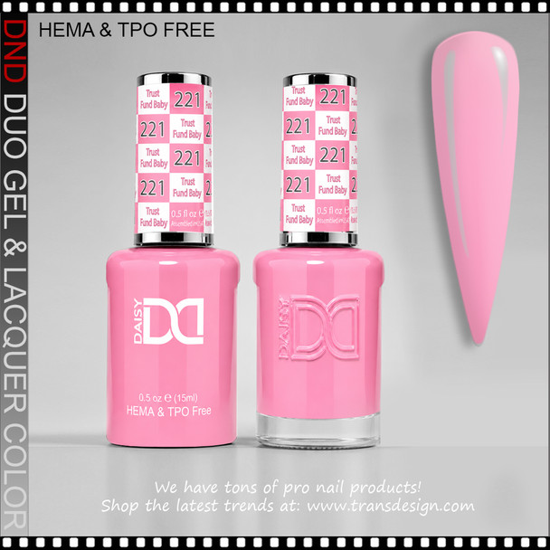 DND Gel Polish Duo HEMA & TPO-Free - #221 Trust Fund Baby