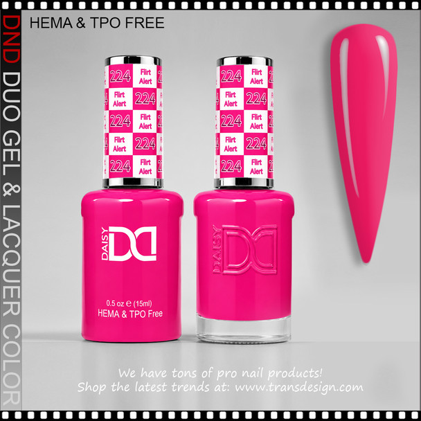 DND Gel Polish Duo HEMA & TPO-Free - #224 Flirt Alert