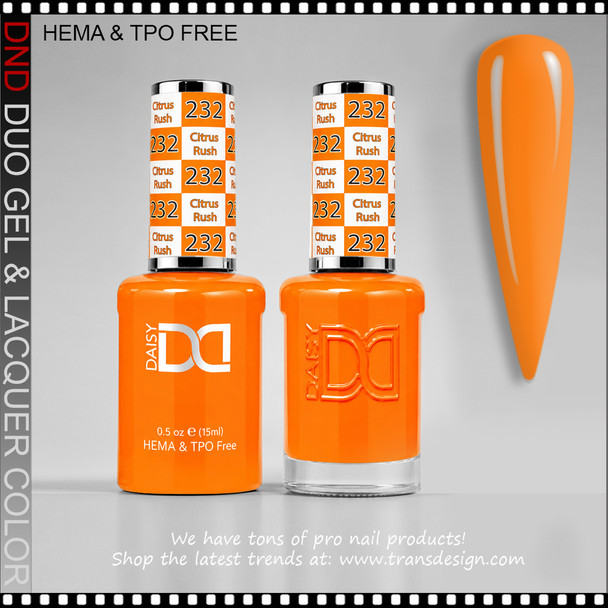 DND Gel Polish Duo HEMA & TPO-Free - #232 Citrus Rush