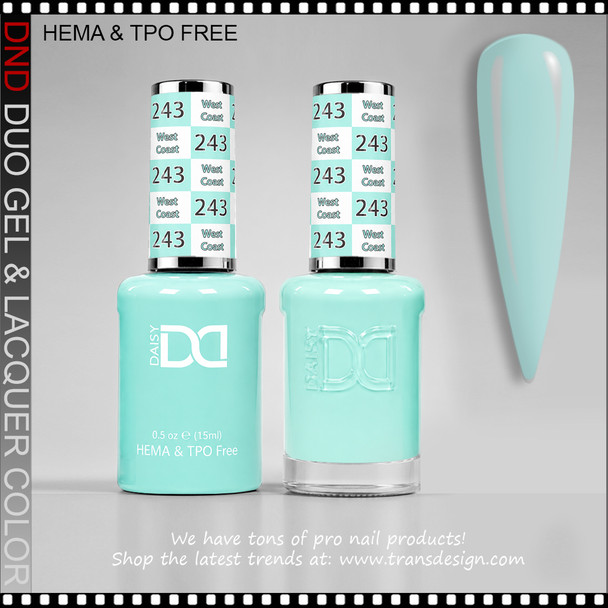 DND Gel Polish Duo HEMA & TPO-Free #243 West Coast