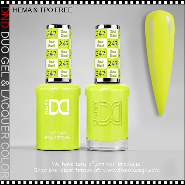 DND Gel Polish Duo HEMA & TPO-Free #247 Sour Head