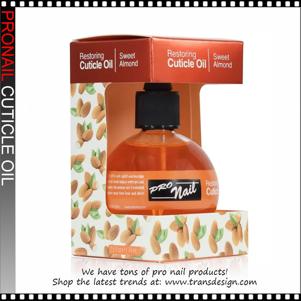 PRONAIL Cuticle Oil Sweet Almond  2.5oz *
