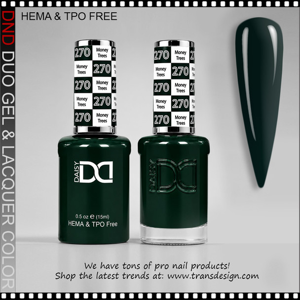 DND Gel Polish Duo HEMA & TPO-Free #270 Money Trees