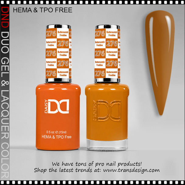 DND Gel Polish Duo HEMA & TPO-Free #276 Butterscotch Freckles