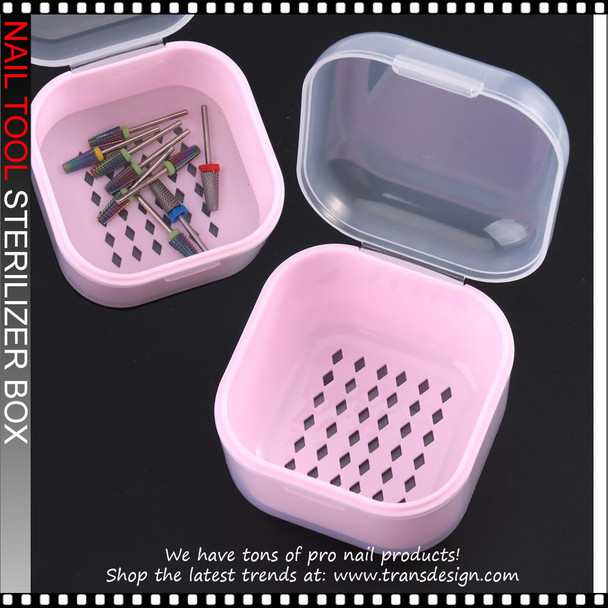 Nail Tool Sterilizer Box , Pink