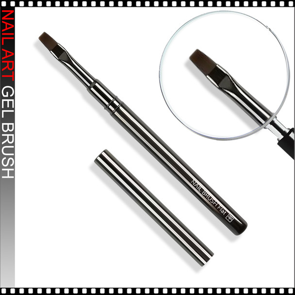 PROFESSIONAL Gel Nail Brush – Flat