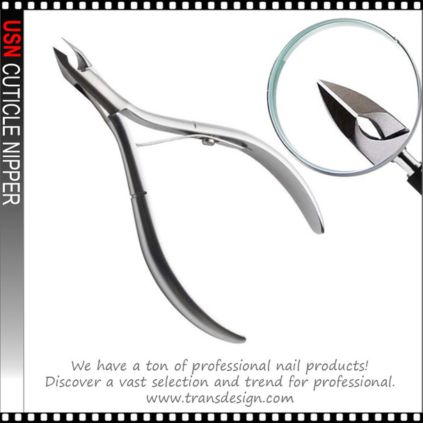 NF CUTICLE NIPPER Round Head 1/2 Jaw Silver #14