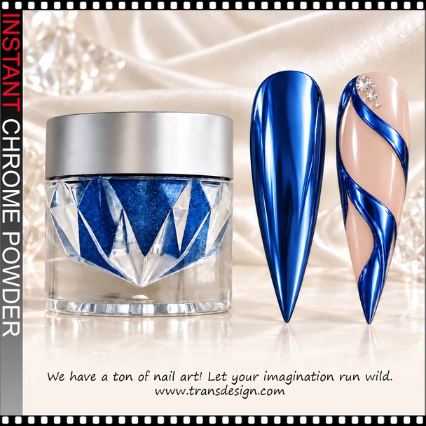 INSTANT CHROME POWDER – PERIWINKLE BLUE 0.2 G. #08