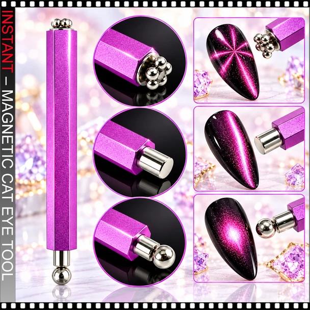 MAGNETIC CAT EYE TOOL - 3-IN-1 MULTIFUNCTIONAL PURPLE