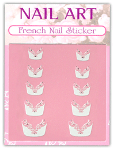 NAIL STICKER French, Edge #68-08