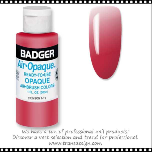 BADGER Airbrush Color - Crimson Red 1oz.