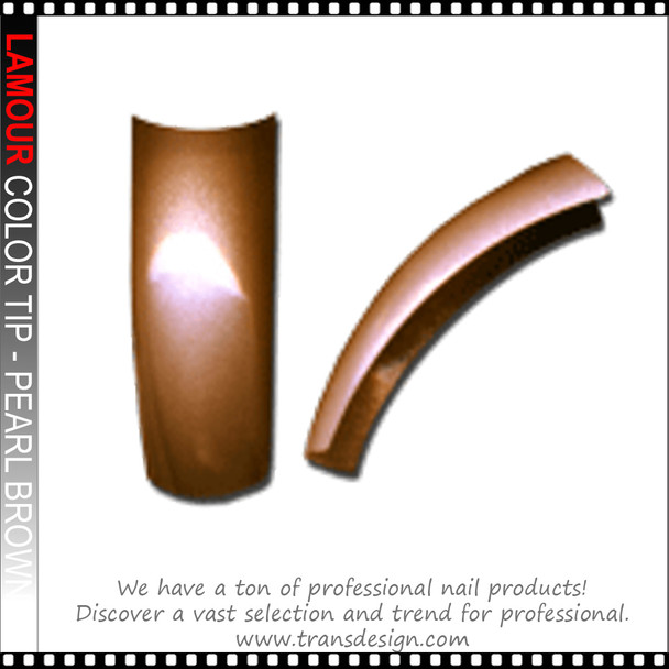 Pearl Brown Color Tips 50/Pack