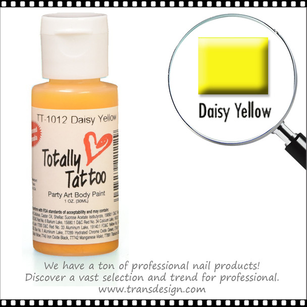 BADGER Totally Airbrush Tattoo Colors  - Daisy Yellow