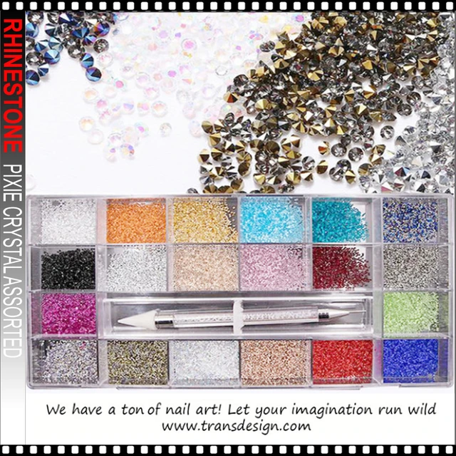 RHINESTONE PRO. Crystal Assorted Pixie 28,800/Case - TDI, Inc