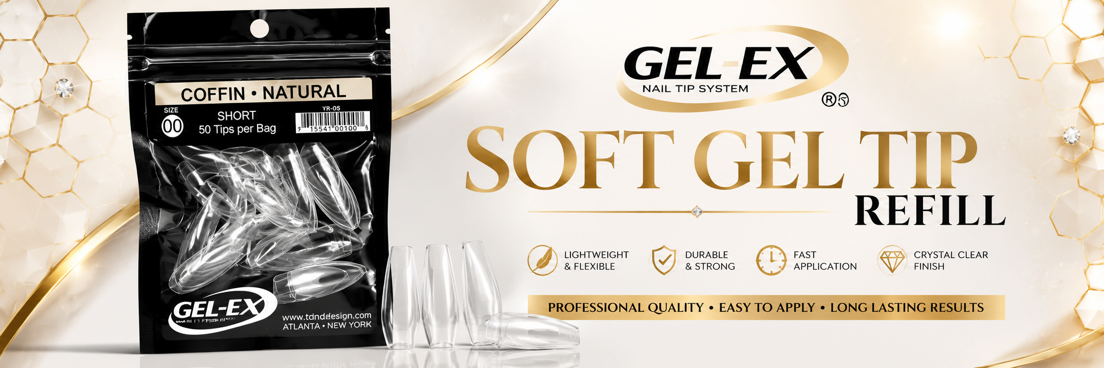 GEL-EX SOFT GEL TIP Refill Pack