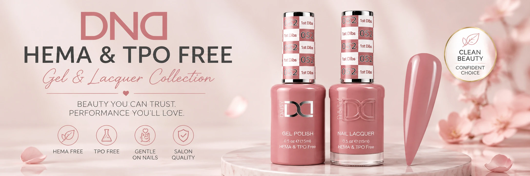 DND HEMA & TPO Free Gel & Lacquer Collection