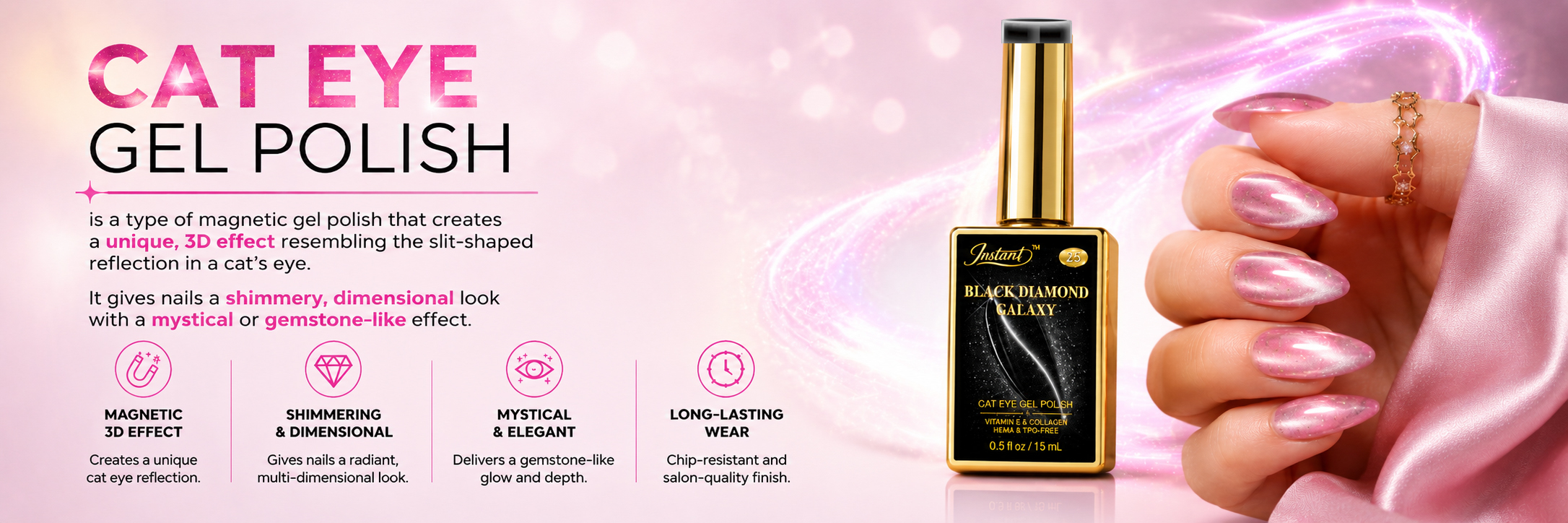 INSTANT Cat Eye Gel Polish
